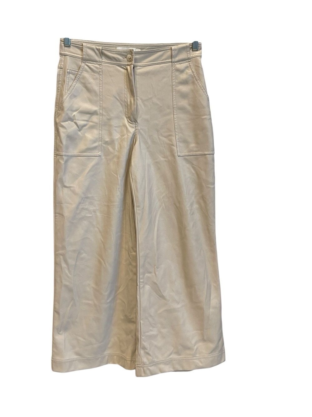 Jonathan Simkhai Faux Leather Cropped Pants Size 6